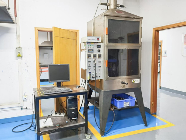 DIN 54837 铁路车辆用材料、小型部件燃烧测试