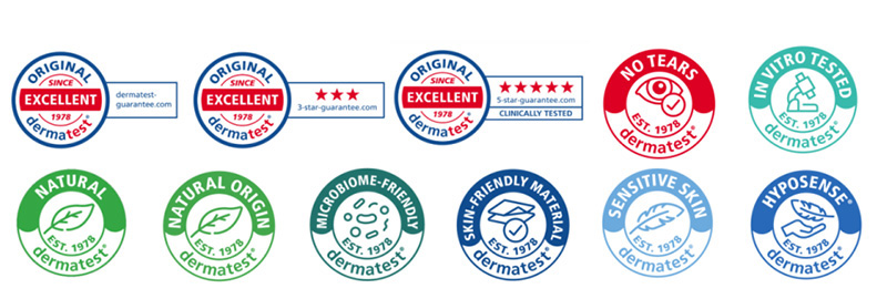 Dermatest® Microbiome-friendly微生物群友好认证印章