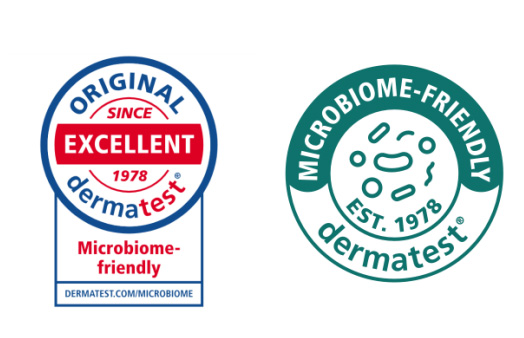 Dermatest® Microbiome-friendly微生物群友好认证印章