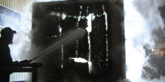 NFPA 257窗户和玻璃组件的防火测试标准