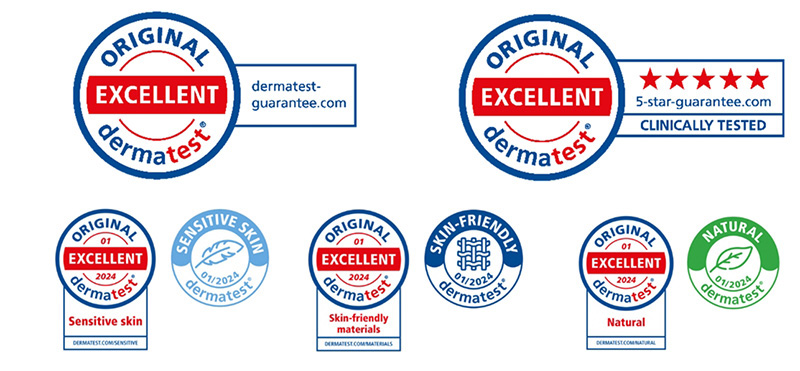 德国Dermatest认证—Sensitve skin seal 敏感皮肤印章 & HypoSense ®低敏性印章