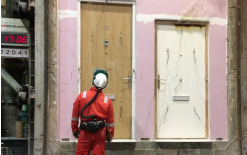 UL 10B防火门耐火试验