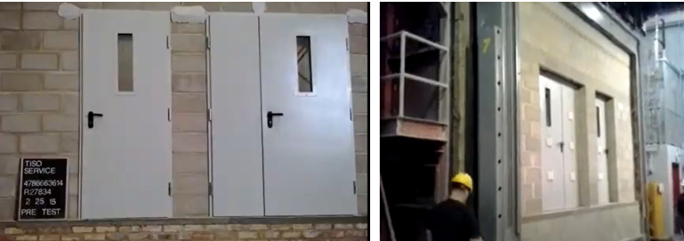 UL 10B防火门耐火试验