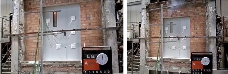 UL 10B防火门耐火试验