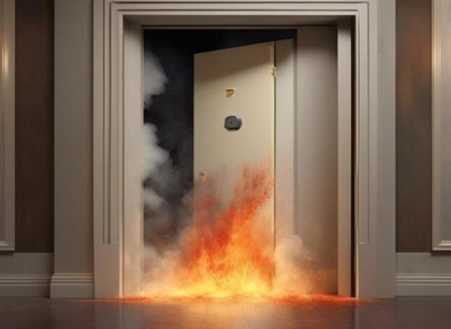 UL 10C防火门及组件正压耐火试验