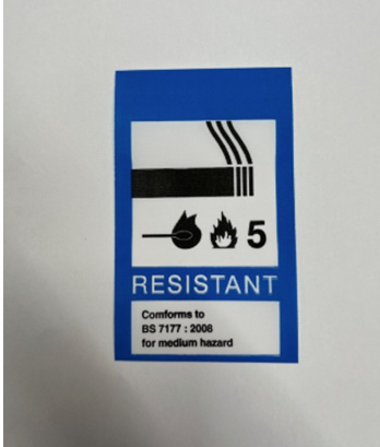 UKFR BS 7177英国床垫阻燃法规-中度火险