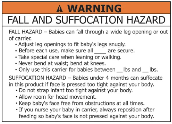 ASTM F2236-24婴儿和幼儿软质背带标准最新版本发布