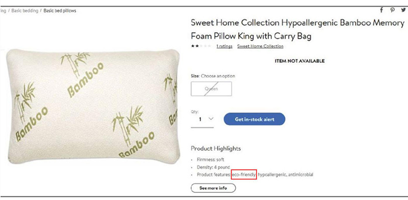 美国联邦贸易委员会对虚假竹制品宣称作出处罚