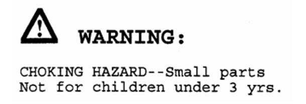 小部件警告示例