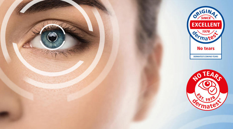 Dermatest® No Tears 无泪印章认证 —— 科学验证，守护眼部安全
