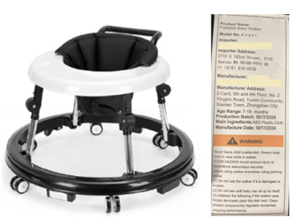 美国CPSC召回：10月2期