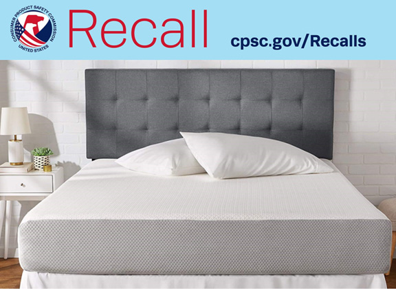 2025年美国CPSC召回案例—10月3期（床垫）