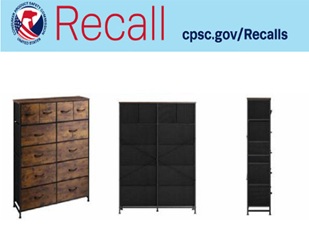 2025年美国CPSC召回案例—10月4期（储存柜）