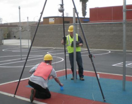EN 1177冲击衰减型游乐场地面现场检查，保障儿童游乐安全
