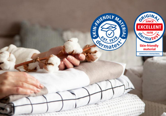 家纺产品获得Dermatest®皮肤友好材料（Skin-friendly Material）的优势