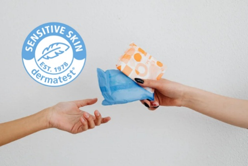 Dermatest®敏感肌印章｜卫生巾品牌提升信任度的权威认证