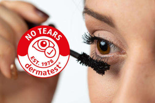 睫毛增长精华液如何借力Dermatest® No Tears无泪认证印章撬动购买率？
